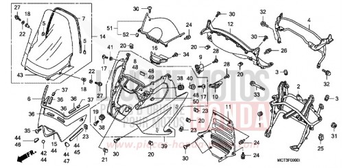 FRONT COVER FJS600A5 de 2005